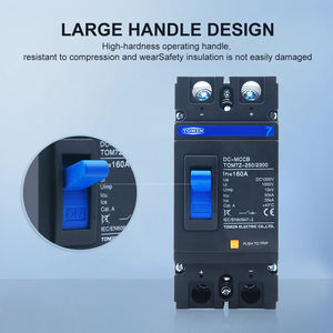 Tomzn Tom7z 2P Dc 1000V Dc Zonne-Energie Gegoten Behuizing Stroomonderbreker Mccb Overbelasting Bescherming Schakelaar Beschermer Voor Zonne-Energie Fotovoltaïsche Pv - Product Image 2