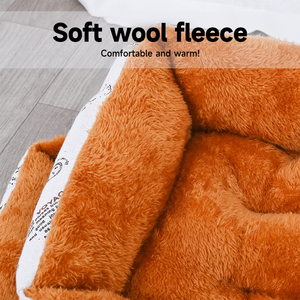 Cama para gatos de algodón y lino para todas las estaciones, cueva, sofá y perrera estilo invierno para mascotas con diseño de dibujos animados para mascotas - Product Image 4