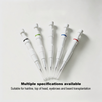 Stylo de greffe capillaire manuel, instruments métalliques, aiguilles en acier inoxydable 0,7-1,1 mm