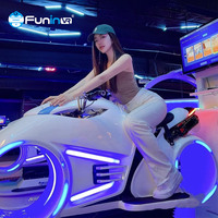 Máquina de Juegos de Carreras de Motocicletas con Movimiento Completo Arcade Motor 9D Vr, Compatible con los Últimos y Populares Juegos de Motocicletas Vr, Simulador de Juegos Vr