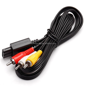6 pies 1,8 m 3 RCA AV Cable N64 AV Cable compuesto Retro Audio Video Cable estándar para <span class=keywords><strong>Nintendo</strong></span> <span class=keywords><strong>64</strong></span> <span class=keywords><strong>Gamecube</strong></span> N64 NGC SNES - Product Image 4