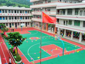 Revêtement de sol sport en acrylique durable INOLP écologique tous temps antidérapant sécurité ultime pour le basket-ball prix compétitif - Product Image 2