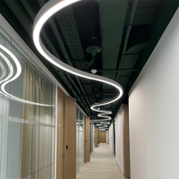 Luces de Proyección Curvas Personalizadas para Uso en Oficinas con Temperatura de Color Ajustable y Garantía de 5 Años