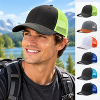 Casquette de baseball vintage personnalisable en maille respirante et imperméable, réglable, pour activités de plein air et sport