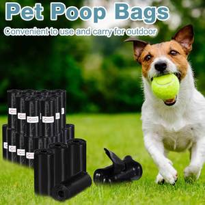 Distributeur de sacs à déjections canines personnalisé, écologique, étanche, en PE durable, pour promenades en extérieur avec chiot - Product Image 1