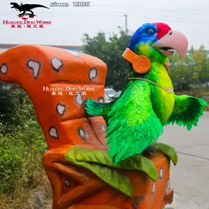 Artificial Animal Birds Model Animatronic Parrots for Sale