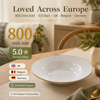 Bol à pâtes et soupe profond en porcelaine fine, bord doré, style nordique vintage, 8,5 pouces, vaisselle de cuisine domestique