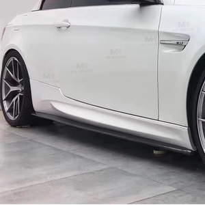 Estensioni Laterali in Fibra di Carbonio di Alta Qualità Stile <span class=keywords><strong>E</strong></span> per BMW Serie 3 E92 E93 M3 2 Porte 2008-2013, Accessori Auto - Product Image 4