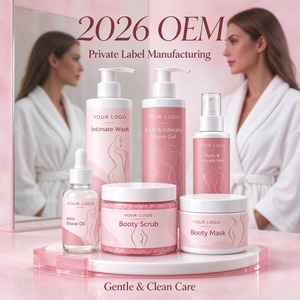 Set de Productos de Cuidado Íntimo de Marca Blanca: Gel de Lavado, Gel de Afeitado, Bruma, Aceite, Exfoliante, Mascarilla, Kit de Suero de Péptidos, Empaque Personalizado OEM - Product Image 1
