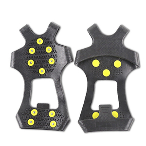 Melenlt Snow Traction Crampons-Crampons légers pour <span class=keywords><strong>marcher</strong></span> <span class=keywords><strong>sur</strong></span> <span class=keywords><strong>la</strong></span> neige et <span class=keywords><strong>la</strong></span> <span class=keywords><strong>glace</strong></span>-Pinces antidérapantes pour chaussures et bottes - Product Image 5