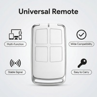 Nouvelle télécommande automatique en plastique moulé JH-TX591 433,92 MHz, code roulant, code fixe, 4 boutons, portée 30 m, pour ouvre-portail coulissant