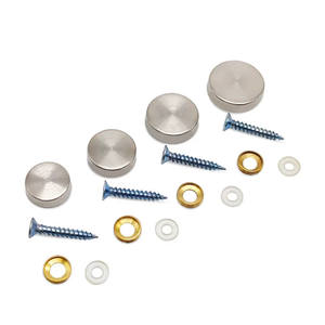 <span class=keywords><strong>Vis</strong></span> décoratives en laiton contemporaines pour miroirs de cuisine et salle à manger, 12mm 14mm 16mm 18mm 19mm 21mm 25mm, avec capuchon publicitaire à tête plate - Product Image 4