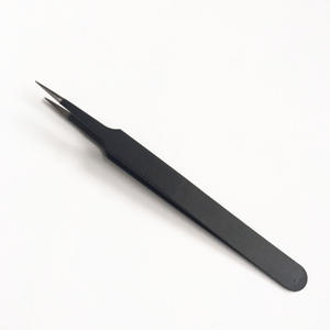 Vente directe usine – Pince à épiler de précision en acier inoxydable durable, antistatique, à prise parfaite, pour cils fins et plumes de nid d'oiseau - Product Image 2