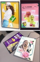 Poster magnétique personnalisé taille A1A2A3 boîte à lumière LED rétro-éclairé cadre de lumières pour film cinéma
