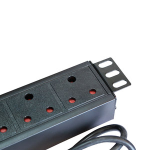 PDU de 19 Pulgadas con 6 Tomas de 16A Tipo Sudáfrica, Instalación Horizontal o Vertical, con Interruptor y Función de Protección Opcional - Product Image 2