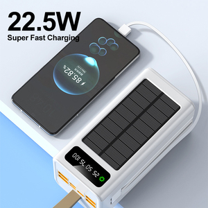 Batterie externe de 30000, 40000, <span class=keywords><strong>50000</strong></span>, 60000 mAh avec panneau solaire, écran LED, charge rapide 22,5 W pour la vente en gros - Product Image 5