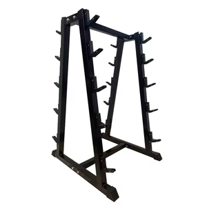 Estante multifunción para mancuernas y barras, de acero resistente, para almacenamiento de discos de pesas de gimnasio. Disponible para compras al por mayor para proyectos de gimnasios. - Product Image 1