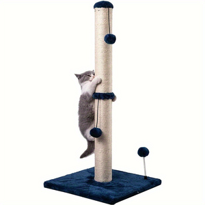 <span class=keywords><strong>Arbre</strong></span> à <span class=keywords><strong>chat</strong></span> moderne et abordable en sisal crème, avec structure d'escalade, tour d'activités en corde de sisal et grande maison de jeu pour chats de grande taille - Product Image 1