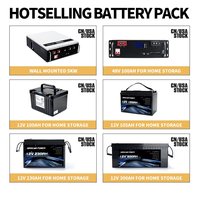 Pack de batteries au lithium solaire Docan Lifepo4 12V/24V/36V/48V pour camping-car, voiturette de golf, système de stockage d'énergie domestique, pack de batteries au lithium-ion