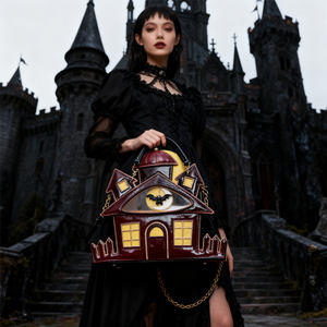 Aangepaste kasteel gotische ontwerp Ita handtas tas voor dames mode schattige crossbody dagelijkse school college gebruik handtas - Product Image 4