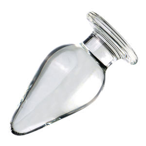 बड़े आकार के गुदा प्लग तीन-टुकड़ा सेट पारदर्शी ग्लास गुदा गुदा हस्तमैथुन विस्तार वयस्क सेक्स खिलौना - Product Image 5