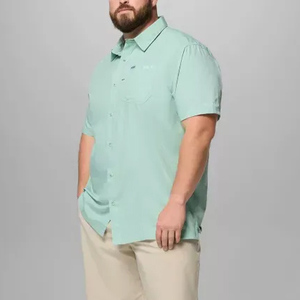 Sudadera con capucha personalizada Sun Custom, sublimada, de nailon y spandex de alta visibilidad, ligera, con botones, para pesca. - Product Image 2