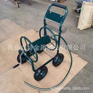 Enrouleur de tuyau d'arrosage Qingdao Litet Metal, 4 roues, métal, autoportant, pour arrosage extérieur - Product Image 1