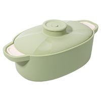 Marmite vapeur en silicone 1300 ml, double couche, qualité alimentaire, compatible micro-ondes, ustensile de cuisson en silicone, prise en charge de la personnalisation ODM/OEM