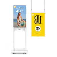 Envío Gratis en EE. UU. Pantalla Digital LCD de 32" 43" 1000 Nits 4K WiFi de Alta Luminosidad para Colgar o Poner en el Suelo para Centros Comerciales