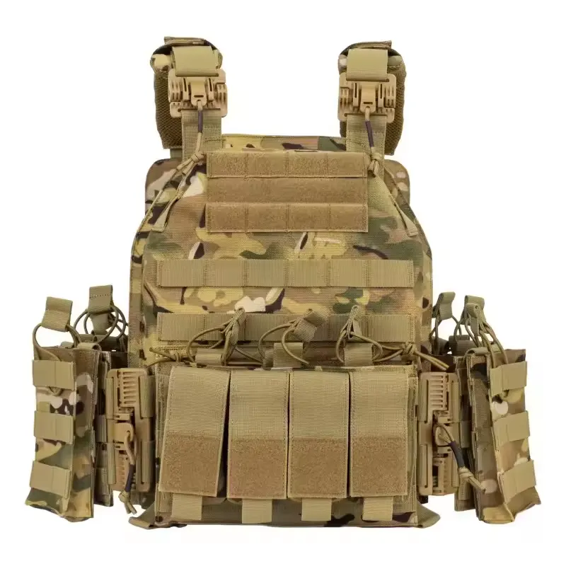 Wholesale Custom Quick Release Vest Outdoor Molle Plate Carrier Tactical Protective Vest