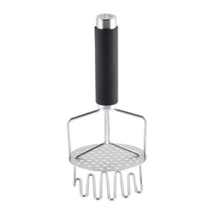 Double Layer Stainless Steel Potato Masher Comfort Grip Handle Potato Press <b>Tool</b> Smooth Mashed Potatoes Maker <b>Kitchen</b> <b>Gadget</b> - Product Image 2