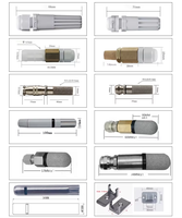 Capteur de température et d'humidité SHT20 SHT30 SHT40, étanche, en acier inoxydable, module I2C, sonde numérique, précision 0,1°C, -40~+125°C