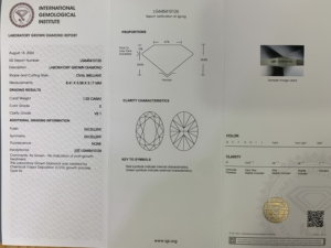 卸売IGI認定OVALカットルースダイヤモンド1-3ct VVSクラリティCVDラボ成長したホワイトダイヤモンドジュエリー - Product Image 5