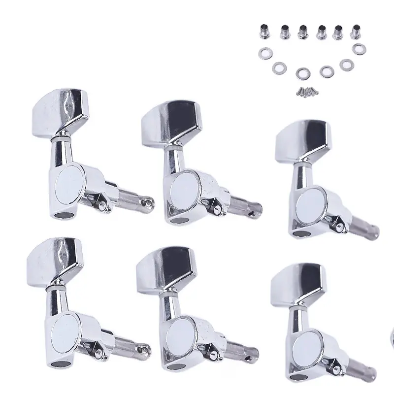 Guitar accessories chrome plated die cast tuning machine acoustic guitar tuning peg