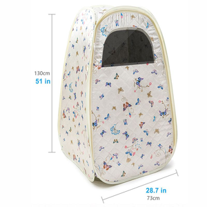 Sauna Portátil Plegable de Estilo Moderno con Generador de Vapor Húmedo de 3.0L, Control Remoto Eléctrico para Apartamento, Pérdida de Peso, Acrílico - Product Image 3