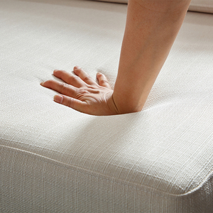 Modern Minimalist Foldable Floor <b>Sofa</b> Bed Linen Convertible Couch for <b>Small</b> Living Spaces and Studio Apartments - Product Image 2