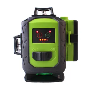 Venda quente 4D Verde Self-Leveling 360 graus 16 linhas de nível laser verde/Fukuda Horizontal & Vertical 4D nível do laser