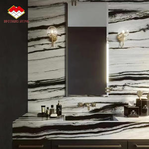 Mármol Blanco Panda Chino, Mármol Blanco para Escaleras, Baldosas para Pisos, Encimeras para Cocina, Isla, Baño, Comedor - Product Image 4