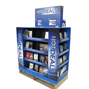 HiC <strong>Display</strong> Customizable Detachable Foldable Adjustable Eco-Friendly Supermarket <strong>Pallet</strong> <strong>Display</strong> Racks <strong>FSDU</strong> Half <strong>Display</strong> - Product Image 1