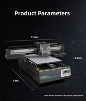 Nouvelle machine d'impression UV 6090 entièrement automatique à 3 têtes XP600 CMYKW Plus Vernis, impression en un seul passage, effet relief pour tasses, étiquettes en cristal et rouleaux