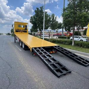 شاحنة بضائع مسطحة 12 عجلة حمولة 35T لمركبات البناء/محرك اليورو 3 - Product Image 3