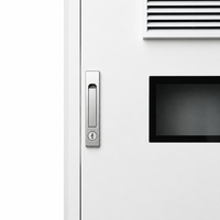 Armoire électrique industrielle verticale sur pied personnalisée, coffret de distribution métallique avec poignée et verrou, boîtier en tôle, indice de protection IP55