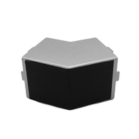 Support d'angle en alliage d'aluminium à 135 degrés, structure triangulaire pour profilés industriels à rainure 10