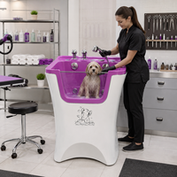 Dpbathe Microbubble Shower Pet Extra Large Enclosure for Giant Breed Deep Cleaning
