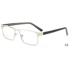 High End New Men Women Metal Square Stock Optical Frame At Factory Price