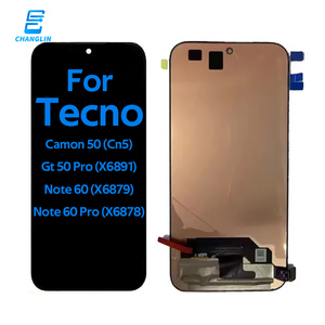 Pantallas LCD Originales para Reparación de Teléfonos Móviles al por Mayor para Tecno Camon 50 Cn5 <span class=keywords><strong>Gt</strong></span> 50 <span class=keywords><strong>Pro</strong></span> X6891 Note 60 X6879 Note 60 <span class=keywords><strong>Pro</strong></span> X6878 Full HD - Product Image 1