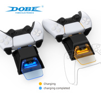 Station de charge double DOBE Factory en plastique ABS pour manette Playstation 5, accessoires de jeu
