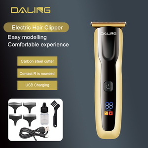 Cortadora de Pelo Eléctrica Inalámbrica Recargable Profesional para Hombre y Bebé DALING DL-<span class=keywords><strong>1557</strong></span> LED con Logotipo OEM - Product Image 6