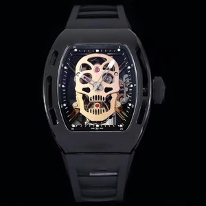 Unique Black Ceramic Skeleton Tourbillon Diver Men's <b>Automatic</b> Mechanical Watch Power Reserve 50 Bar Water Resistance Sports - Product Image 3