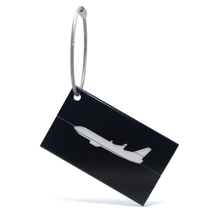<span class=keywords><strong>Étiquette</strong></span> de bagage promotionnelle, accessoires de voyage, <span class=keywords><strong>étiquette</strong></span> de valise, <span class=keywords><strong>étiquette</strong></span> de nom, boucle en fil métallique en acier, <span class=keywords><strong>étiquette</strong></span> de bagage en aluminium anodisé - Product Image 3